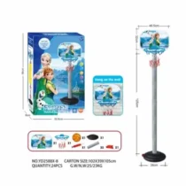 طقم كرة السلة كرة لوحة العمود النافخ Paw Patrol/Frozen