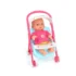 بيبي صغيرة مع عربة ومستلزمات