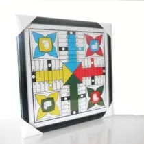 طاولة لعبة بارشيس زجاجية كلاسيكية