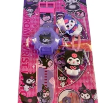 montre-kuromi-avec-projecteur-d’images-et-2-figurines-kuromi-2